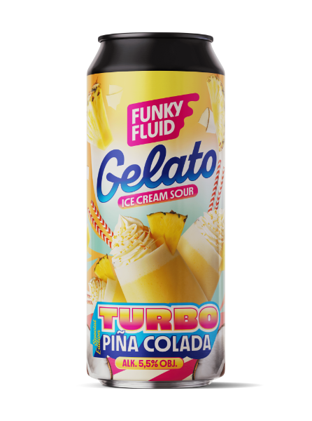Gelato: Turbo Piña Colada - Funky Fluid Sour - Smoothie / Pastry 500ml - 1