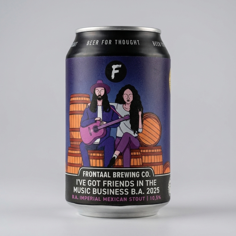 I've Got Friends in the Music Business BA 2025 - Frontaal Brewing Co. Stout - Imperial / Double 330ml - 1