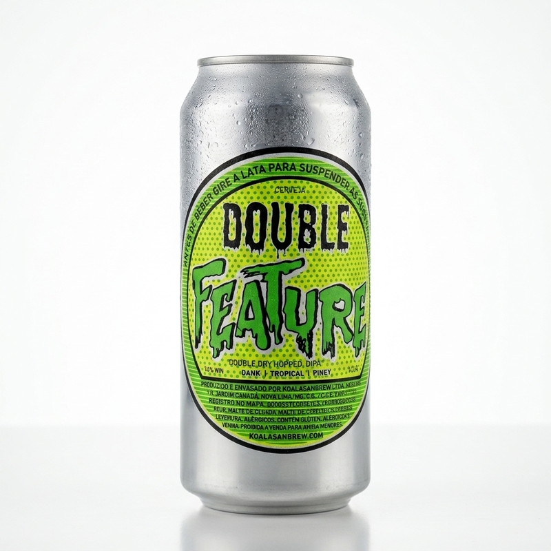 Double Feature - Koala San Brew IPA - Imperial / Double New England / Hazy 473ml - 2