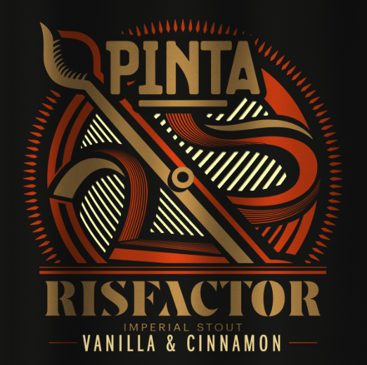 Risfactor: Vanilla & Cinnamon - PINTA Stout - Imperial / Double 330ml - 1