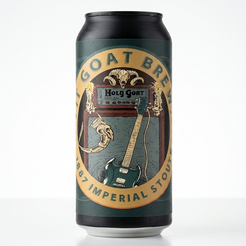 1887 Imperial Stout - Holy Goat Brewing Stout - American Imperial / Double 440ml - 2