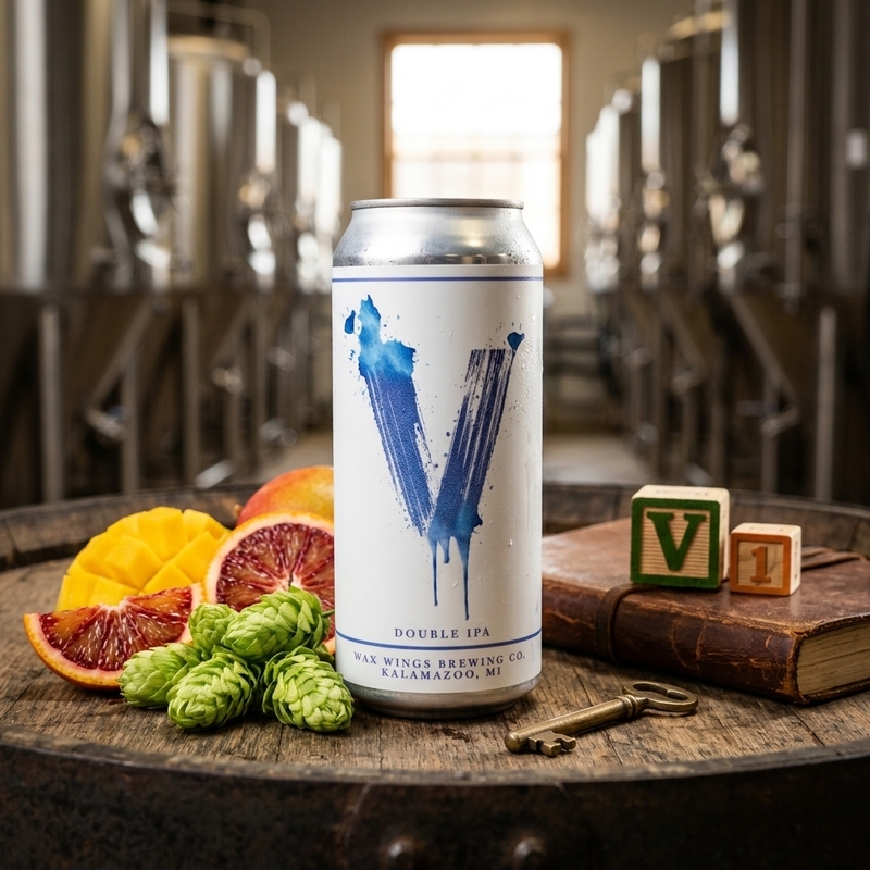 Wax Wings V - Wax Wings Brewing Company IPA - Imperial / Double New England / Hazy 473ml - 1