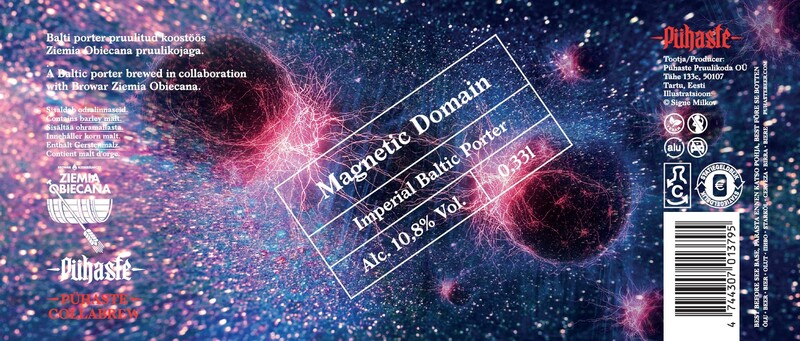 Magnetic Domain - Pühaste Brewery Porter - Imperial / Double Baltic 330ml - 1