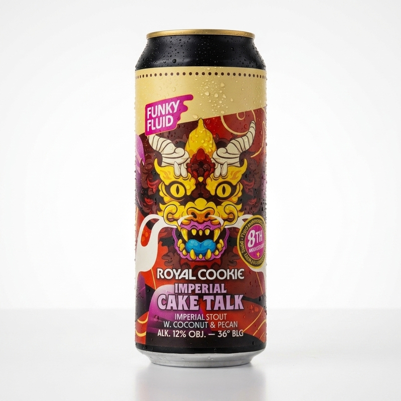 Royal Cookie: Imperial Cake Talk (collab Pulpit Rock) - Funky Fluid Stout - Imperial / Double Pastry 500ml - 2