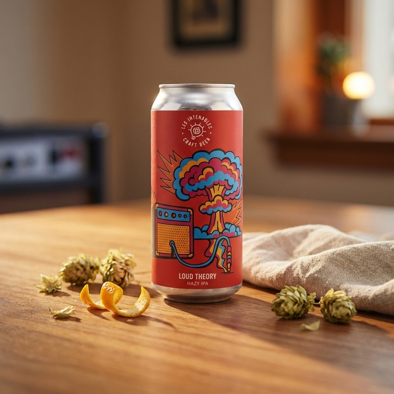 Loud Theory - Les Intenables - Craft Beer IPA - New England / Hazy 440ml - 1