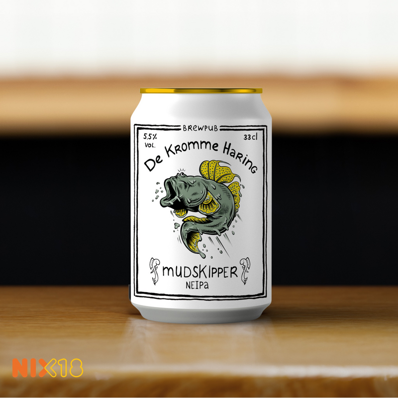 Mudskipper Talus – Idaho7 - De Kromme Haring IPA - New England / Hazy 330ml - 1