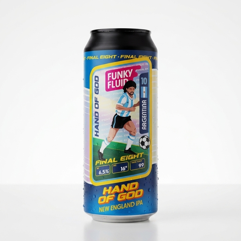 Hand of God (Argentina) - Funky Fluid IPA - New England / Hazy 500ml - 1