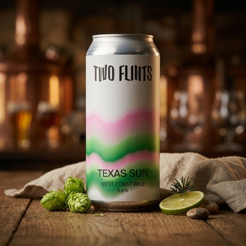 Texas Sun - Two Flints Brewery Pale Ale - American 440ml - 2