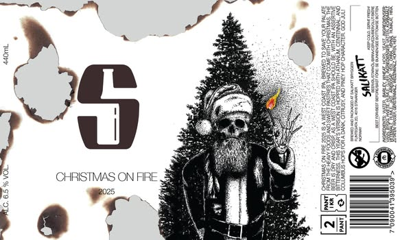 Christmas On Fire 2025 - Salikatt IPA - American 440ml - 1