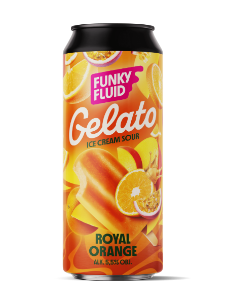 Gelato: Royal Orange - Funky Fluid Sour - Smoothie / Pastry 500ml - 1