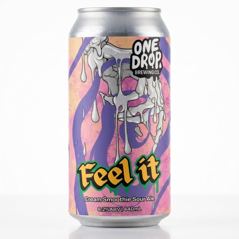 Feel It - One Drop Brewing Co Sour - Smoothie / Pastry 440ml - 2