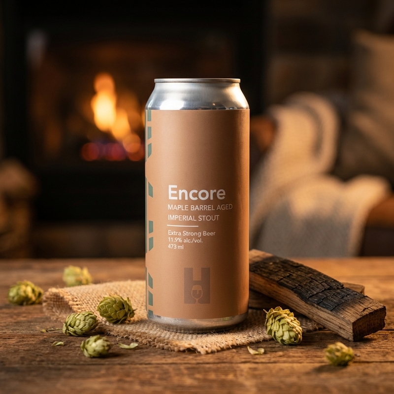 Encore Maple Barrel Aged Stout - Fine Balance Brewing Stout - Imperial / Double 473ml - 1