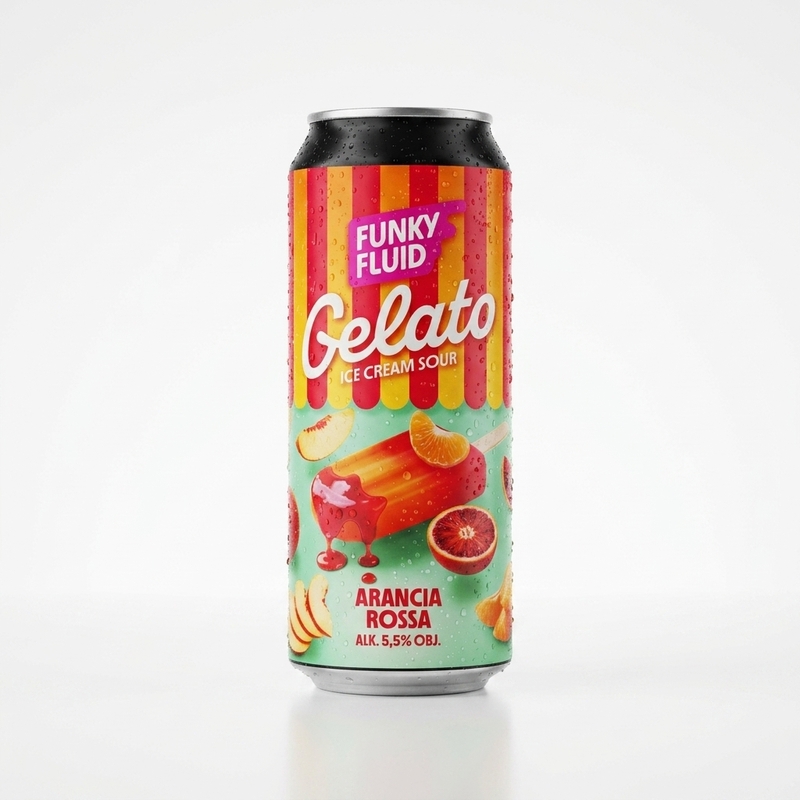 Gelato: Arancia Rossa - Funky Fluid Sour - Smoothie / Pastry 500ml - 1
