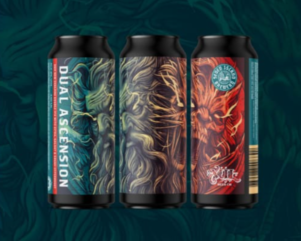 Dual Ascension - Seven Island Brewery IPA - Imperial / Double New England / Hazy 440ml - 1