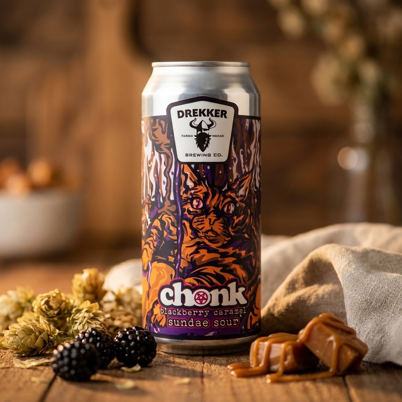 CHONK: Blackberry Caramel - Drekker Brewing Company Sour - Smoothie / Pastry 473ml - 2