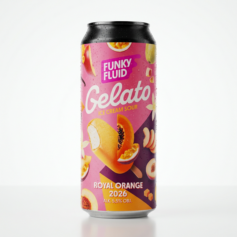 Gelato: Royal Orange 2026 - Funky Fluid Sour - Smoothie / Pastry 500ml - 1