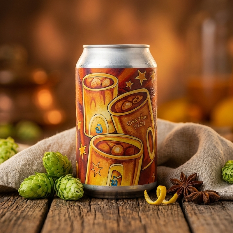 Cha Thai Yuzu - Samanta Brewing Sour - Smoothie / Pastry 330ml - 1