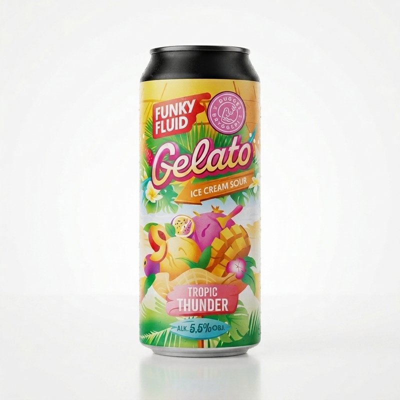 Gelato: Tropic Thunder (x Dugges) - Funky Fluid Sour - Smoothie / Pastry 500ml - 2