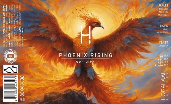 Phoenix Rising - Hopalaa IPA - Imperial / Double New England / Hazy 440ml - 1