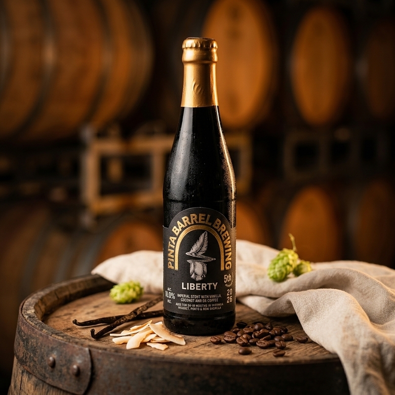 Liberty 2026 (5th Anniversary) - PINTA Barrel Brewing Stout - Imperial / Double 330ml - 1