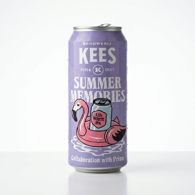 Summer Memories (Prizm collab) - Brouwerij Kees IPA - White / Wheat 440ml - 2