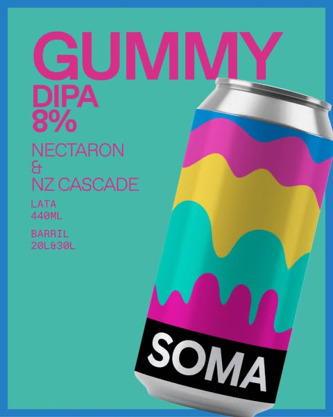 Gummy - SOMA Beer IPA - Imperial / Double New England / Hazy 440ml - 1