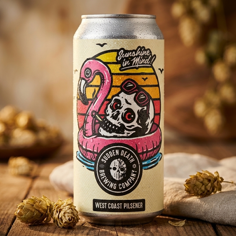Catching Rayzzz - Sudden Death Brewing Co. Pilsner - Other 440ml - 1