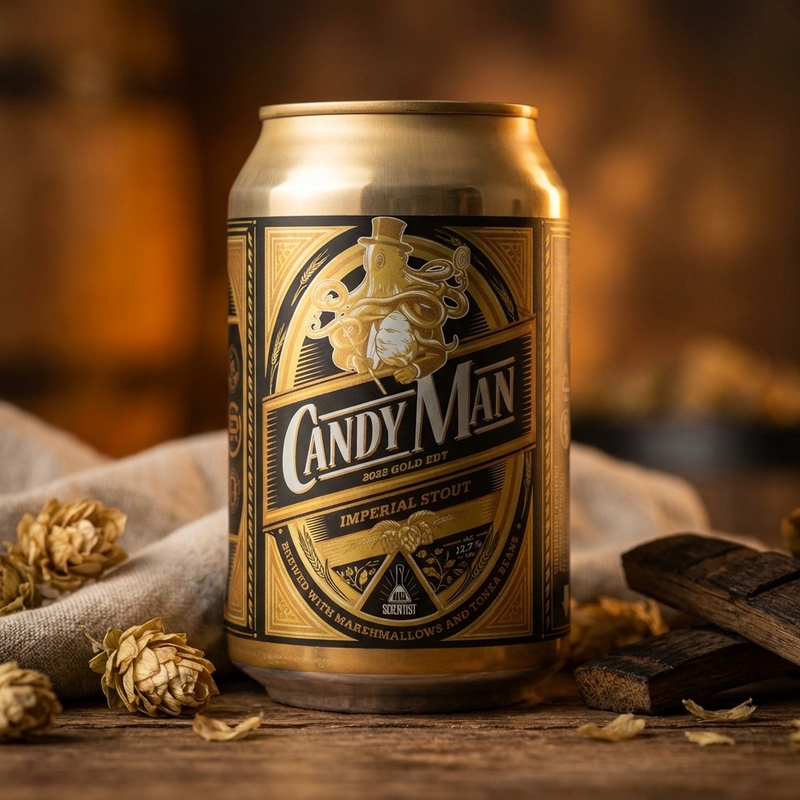 Candy Man Gold - Mad Scientist Stout - Imperial / Double 330ml - 2
