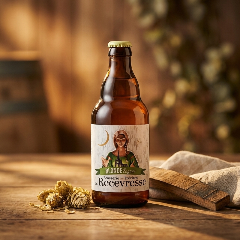 La Recevresse Blonde au Cognac - Brasserie des Trévires Belgian Strong Golden Ale 330ml - 2