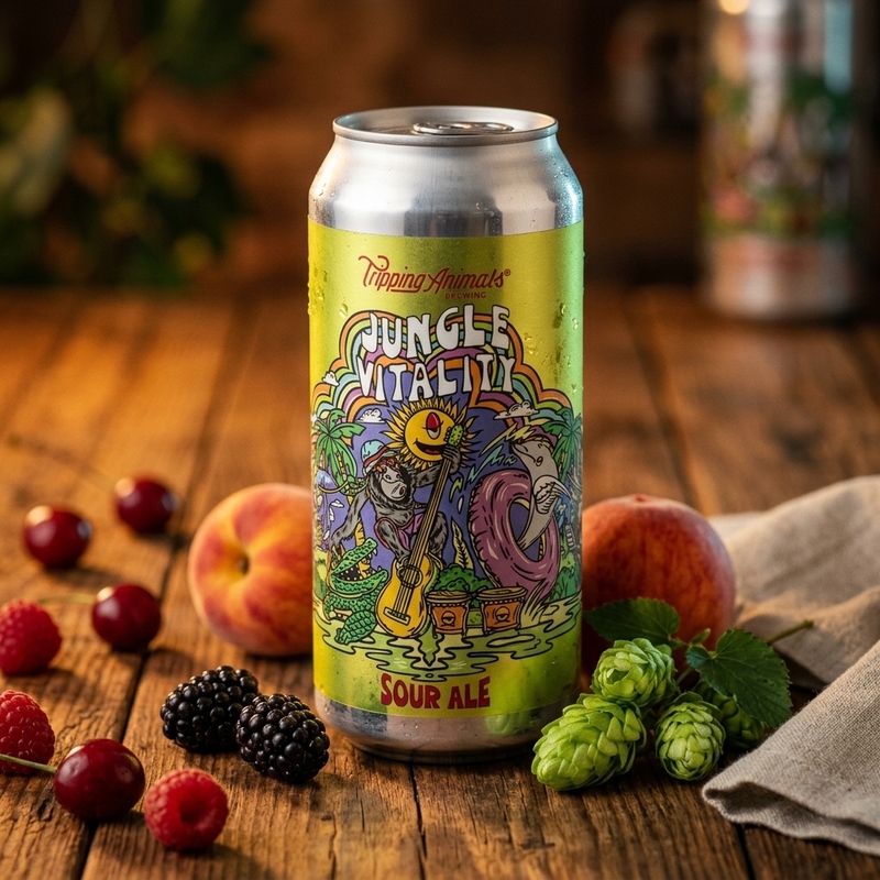 Jungle Vitality - Tripping Animals Brewing Co. Sour - Fruited 473ml - 2