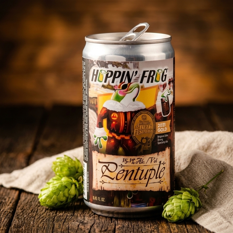 Pentuple - Hoppin' Frog Brewery Belgian Tripel 250ml - 1