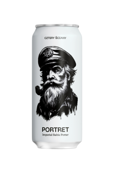 Portret - Browar Cztery Ściany Porter - Imperial / Double Baltic 500ml - 1