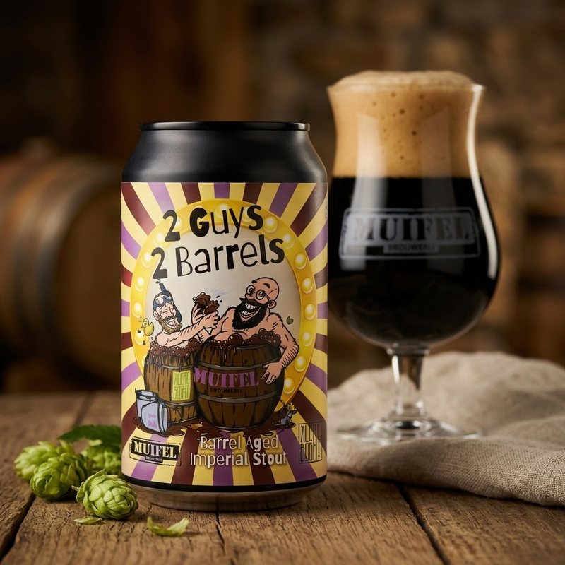 2 Guys 2 Barrels - Klere Boght Stout - Imperial / Double 330ml - 1