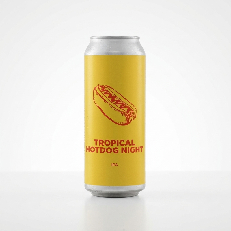 Tropical Hotdog Night - Pomona Island Brew Co. IPA - New England / Hazy 440ml - 1