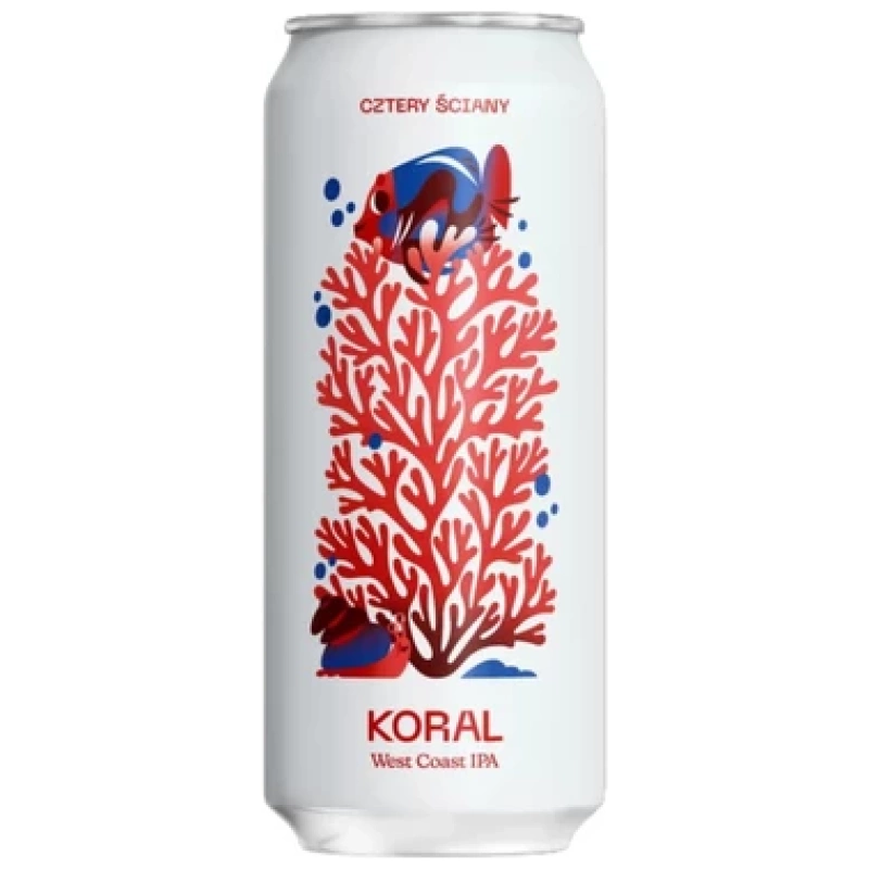 Koral - Browar Cztery Ściany IPA - American 500ml - 1