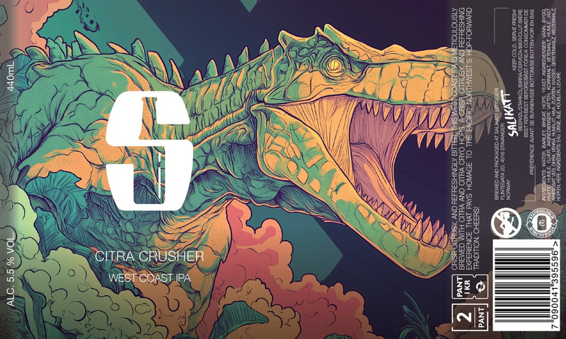 Citra Crusher - Salikatt IPA - American 440ml - 1