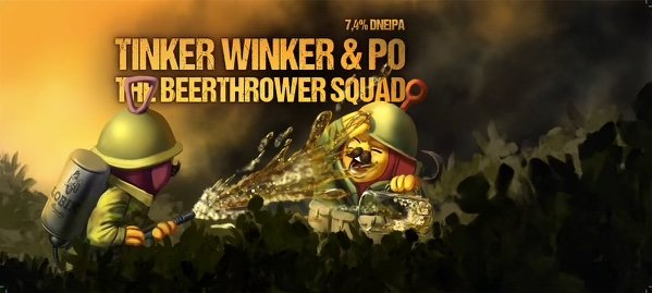 Tinker Winker and Po, The Beerthower Squad - Lobik IPA - Imperial / Double New England / Hazy 440ml - 1