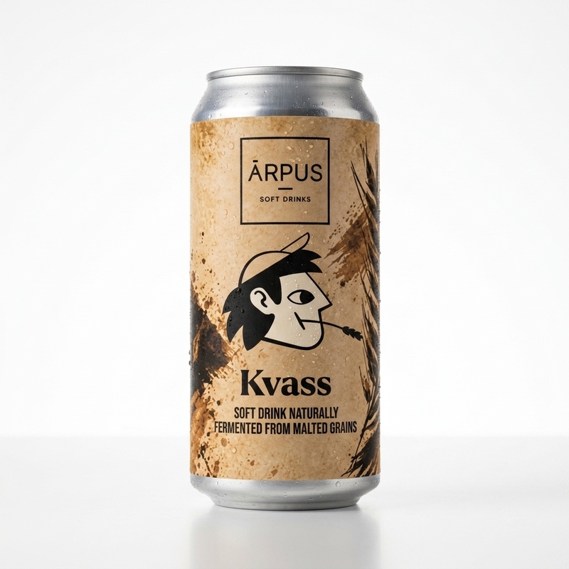 Kvass - Arpus Soft Drinks Kvass 440ml - 2