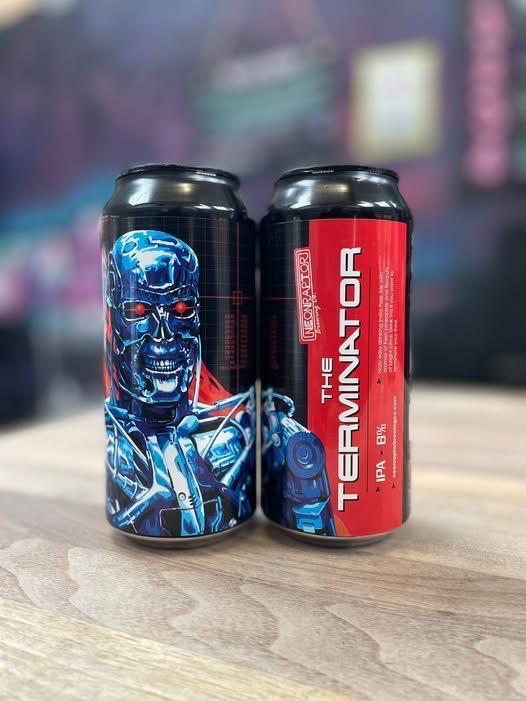 The Terminator - Neon Raptor Brewing Co. IPA - New England / Hazy 440ml - 1