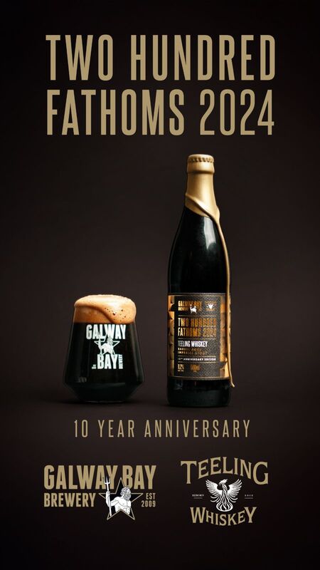 Two Hundred Fathoms (2024) - Galway Bay Brewery Stout - Imperial / Double 500ml - 1