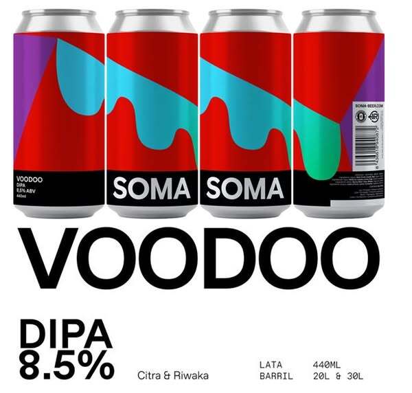 Voodoo - SOMA Beer IPA - Imperial / Double New England / Hazy 440ml - 1