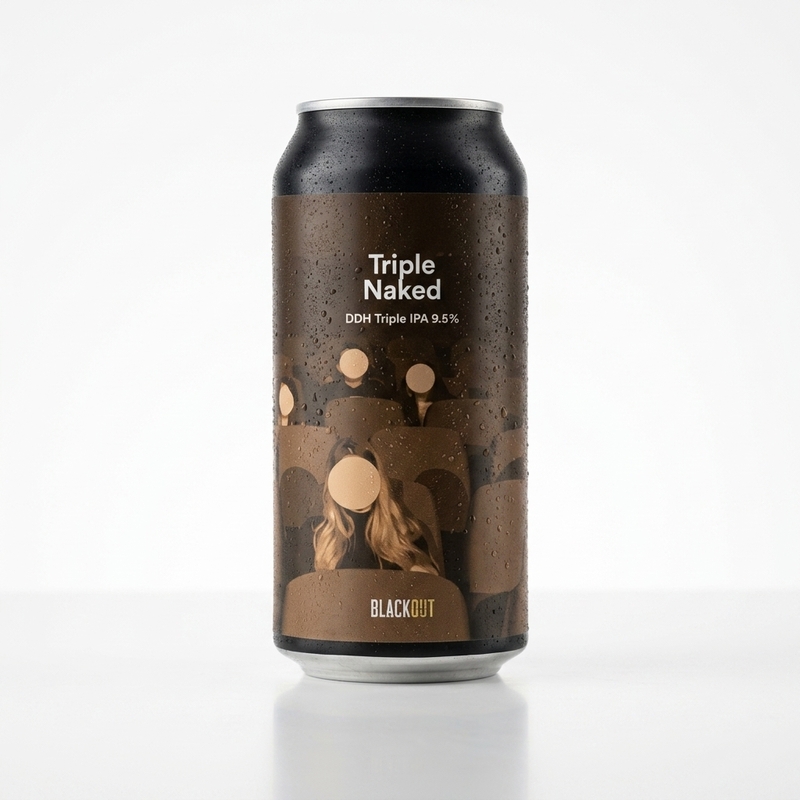 Triple Naked - Blackout Brewing IPA - Triple New England / Hazy 440ml - 2