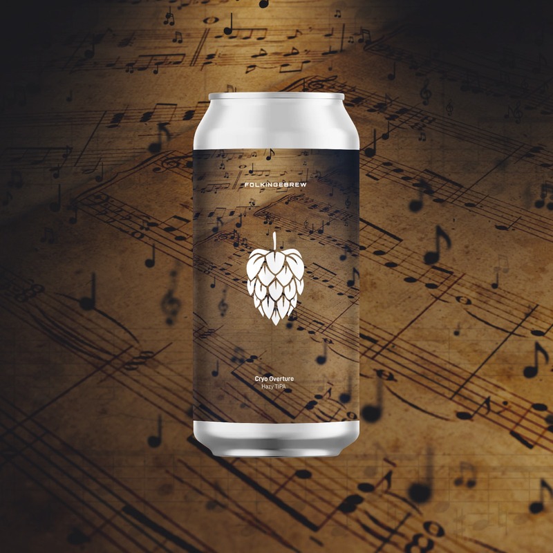 Cryo Overture - Folkingebrew IPA - Triple New England / Hazy 440ml - 1