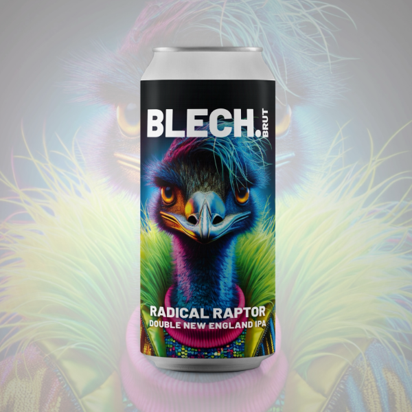 Radical Raptor - Blech.Brut IPA - Imperial / Double New England / Hazy 440ml - 1
