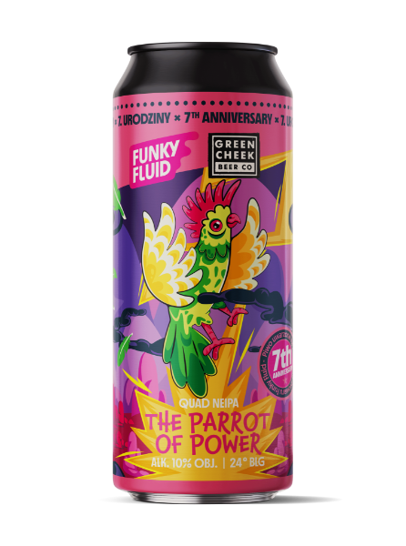 The Parrot of Power - Funky Fluid IPA - Quadruple 500ml - 1