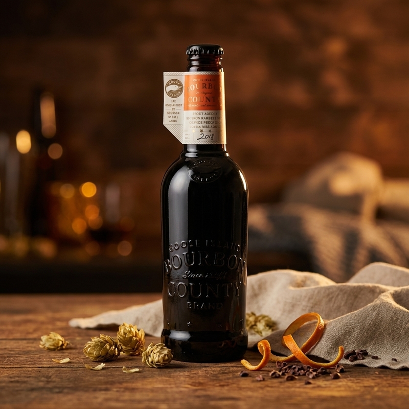 Bourbon County Brand Midnight Orange Stout (2018) - Goose Island Beer Co. Stout - Imperial / Double 500ml - 2