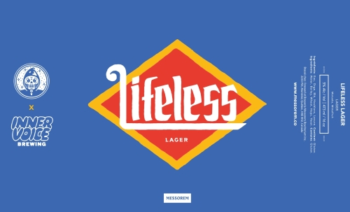 Lifeless Lager (collab with Inner Voice) - Messorem Lager - Pale 473ml - 1