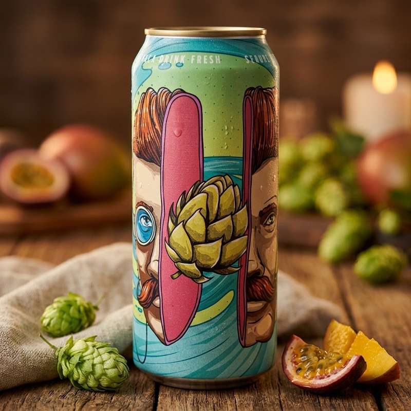 HOP BRAIN - BreWskey IPA - Imperial / Double New England / Hazy 473ml - 1