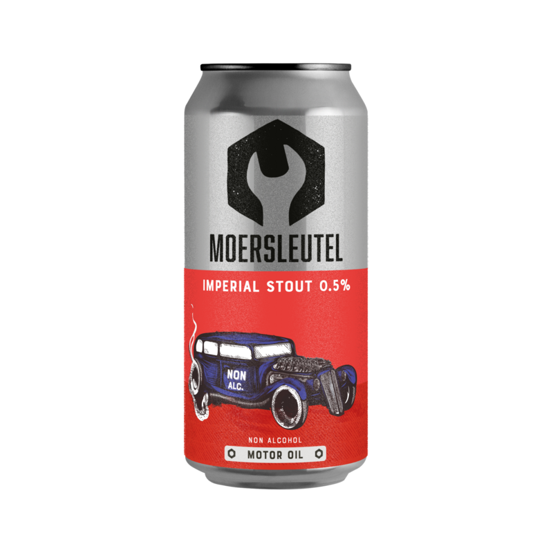 Motor Oil Non-Alcoholic - Moersleutel Craft Brewery Stout - Imperial / Double 440ml - 1