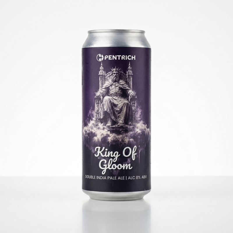 King Of Gloom - Pentrich Brewing Co. IPA - Imperial / Double New England / Hazy 440ml - 2